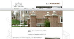 Desktop Screenshot of abbeyartstone.co.uk